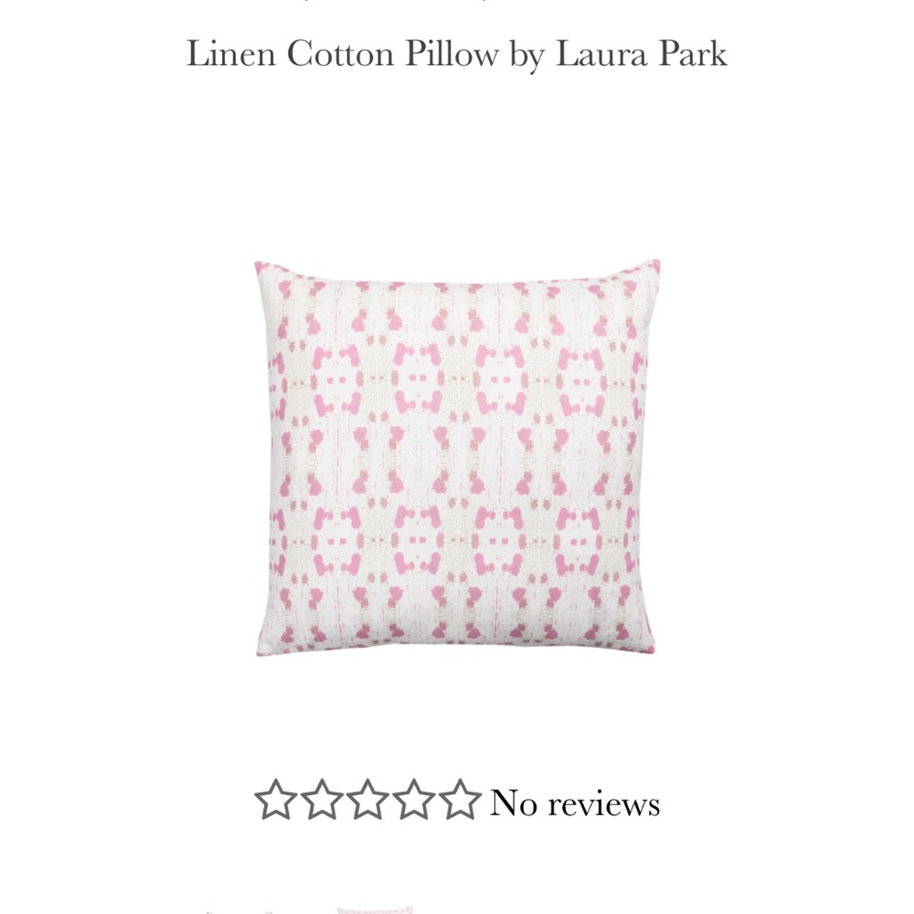 Laura park Pillow